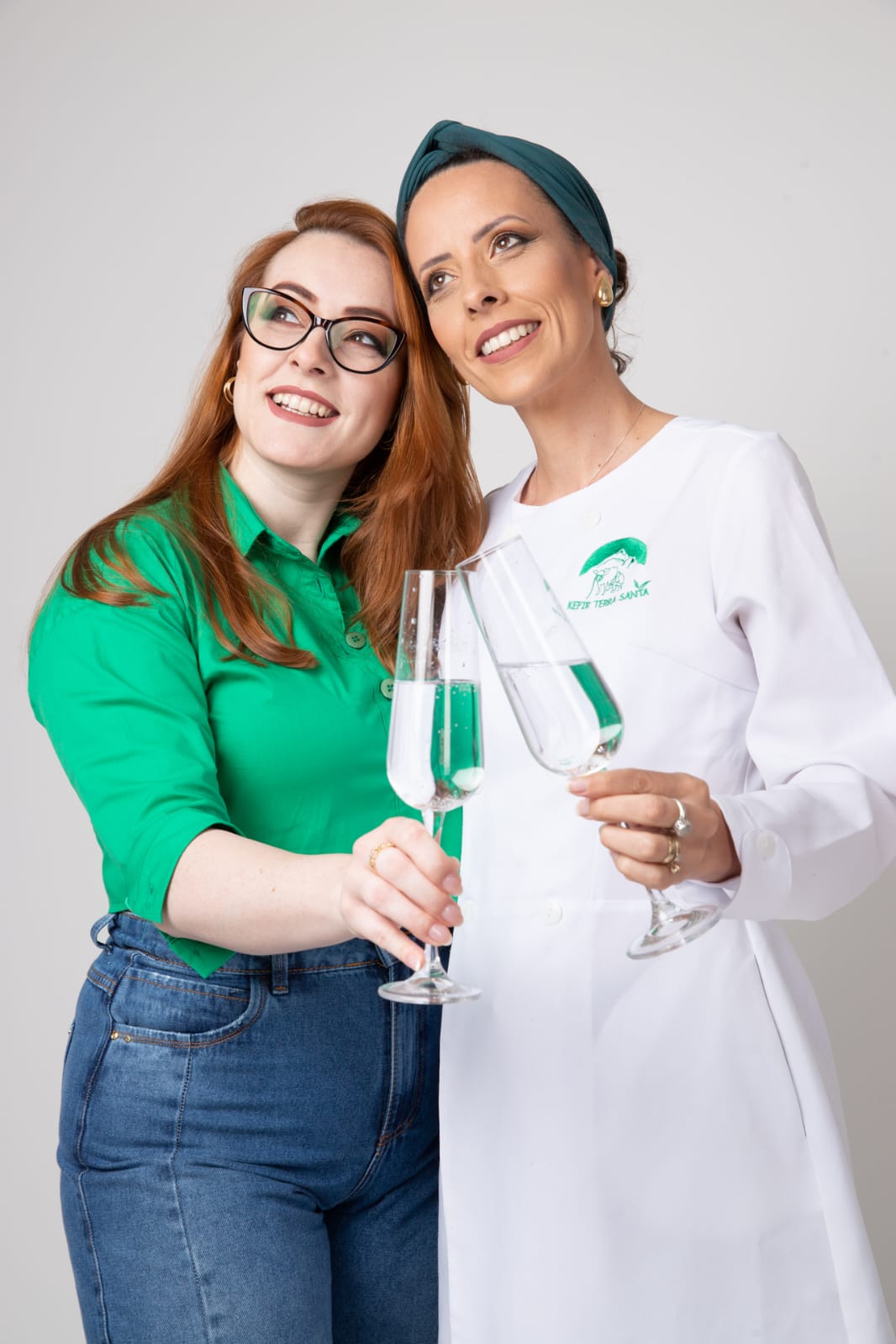 Lidi e Jéssica - Fundadoras do Kefir Terra Santa